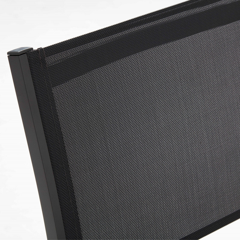 Salon de jardin 10 places table en céramique motif Tilt