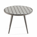 Table basse ronde à motif MOSAIC Ø 45 cm