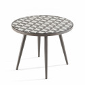Table basse ronde à motif MOSAIC Ø 45 cm