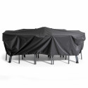 Housse de salon de jardin 310 x 130 x 60 cm noire