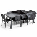 Housse de salon de jardin 310 x 130 x 60 cm noire