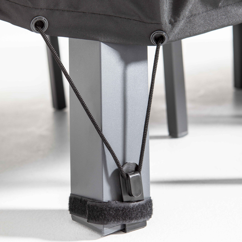 Housse de salon de jardin 310 x 130 x 60 cm noire