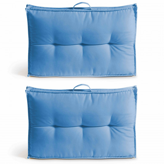 Lot de 2 coussins dossier rectangulaire pour palette | Oviala