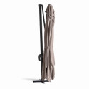 Ensemble parasol déporté inclinable (4 x 3 m) 240g/m² + 4 dalles lestées