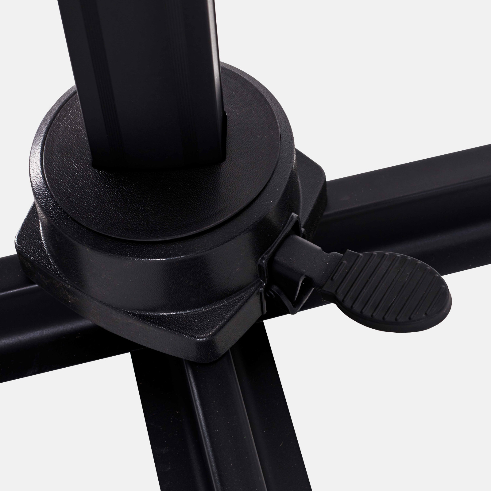 Ensemble parasol déporté (4 x 3m) 240g/m² + 4 dalles à lester remplissables