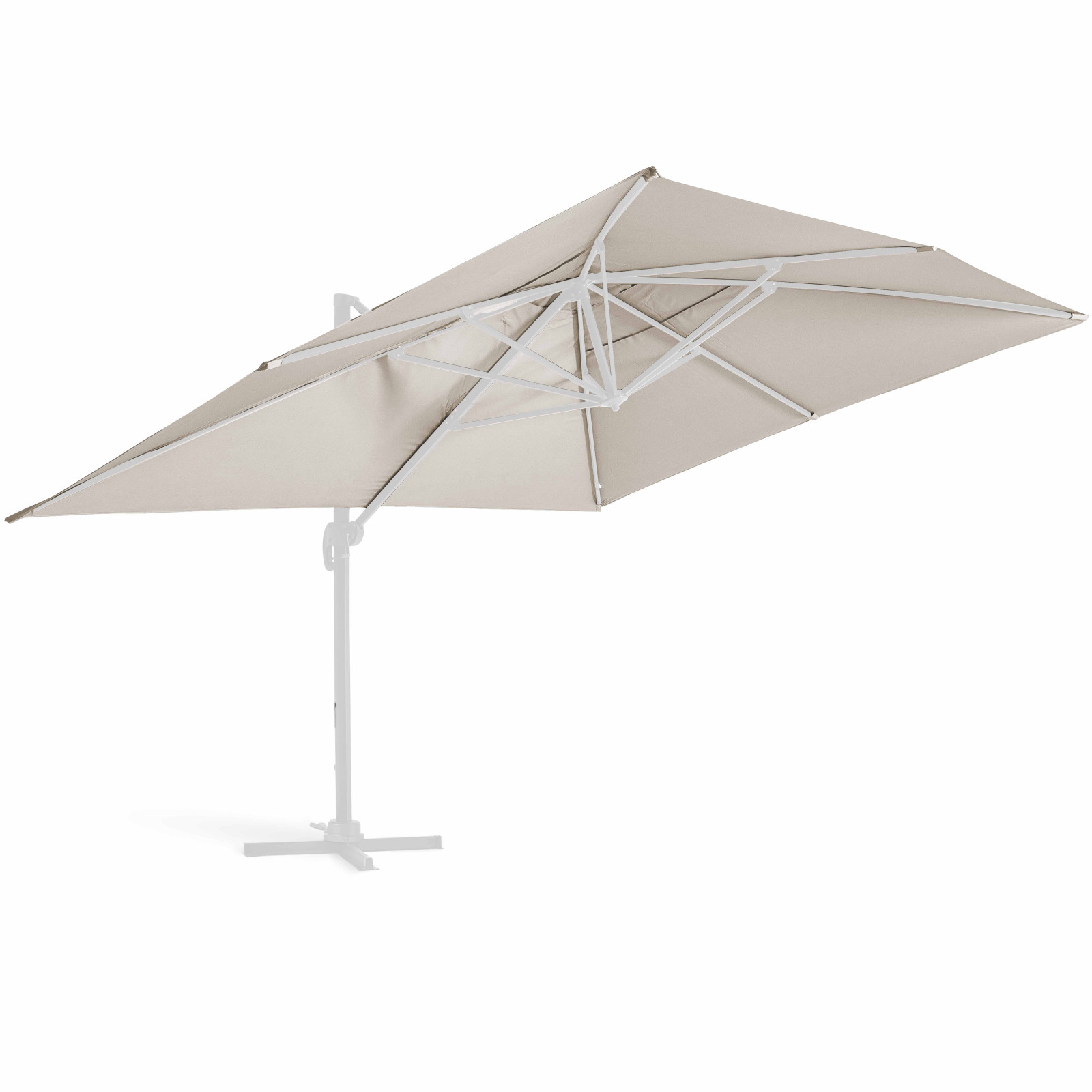 Toile déperlante pour parasol déporté 4 x 3 m