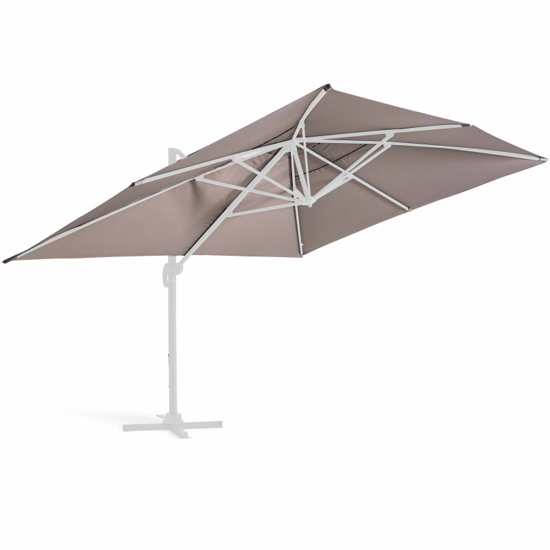 Toile pour parasol déporté 4x3m 240g/m2 - Caserta