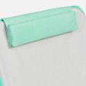 Lot de 2 matelas de plage pliants gris et rose