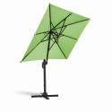 Parasol déporté rectangulaire rotatif 360° (2 x 3m) - 240g/m²