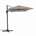 Parasol déporté rectangulaire rotatif 360° (2 x 3m) - 240g/m²