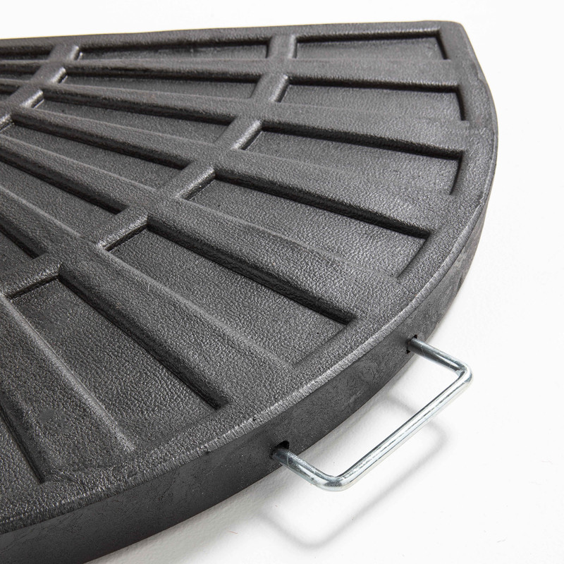 Lot de 4 dalles de parasol lestée