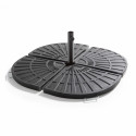 Lot de 4 dalles de parasol lestée