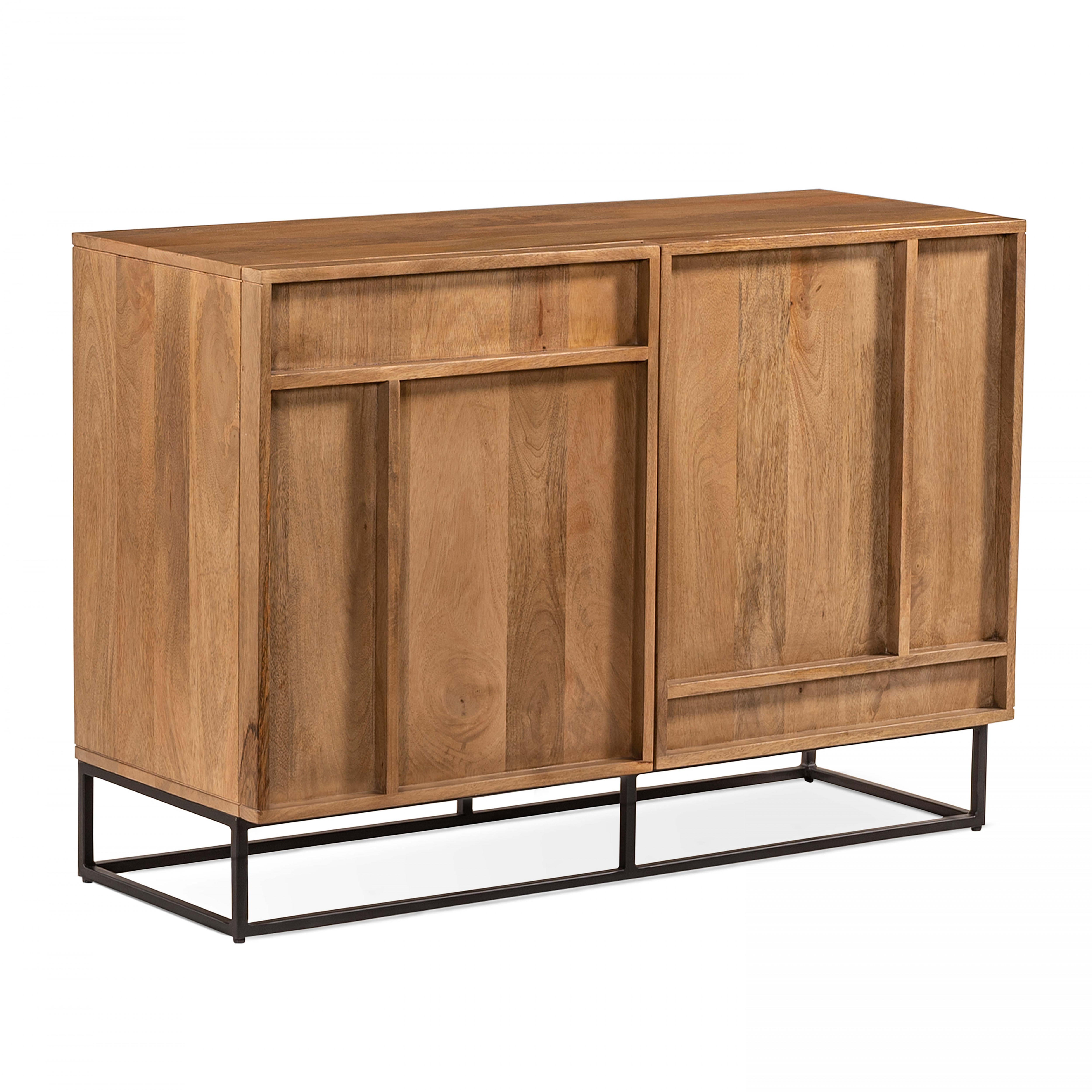 Buffet 2 portes en manguier massif 107 cm