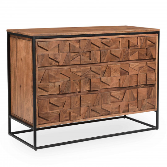 Commode double avec 6 tiroirs