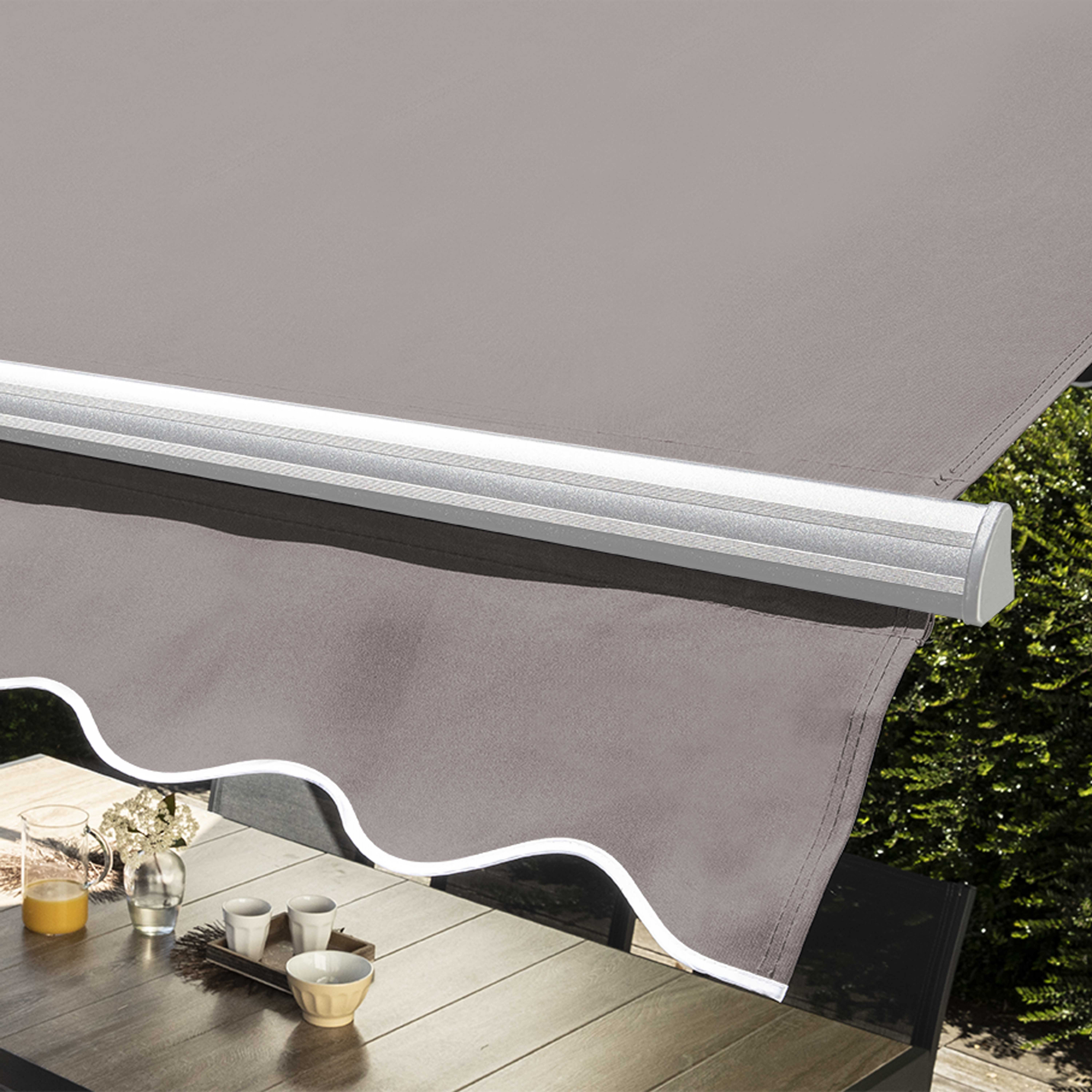 Lambrequin pour store double pente