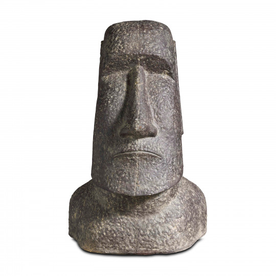 Statue de jardin île de pâques en pierre 66cm