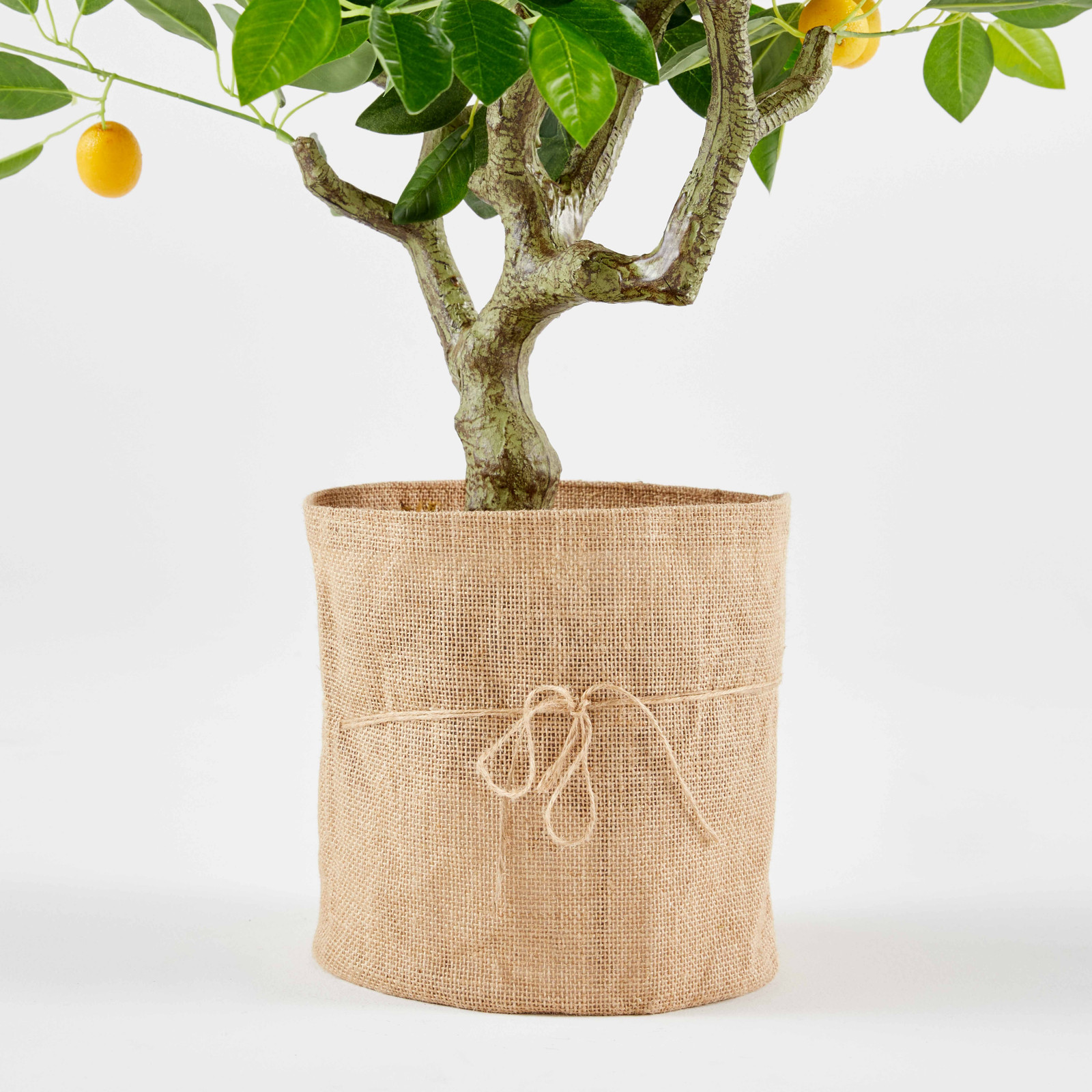 Citronnier artificiel en pot hauteur 115 cm