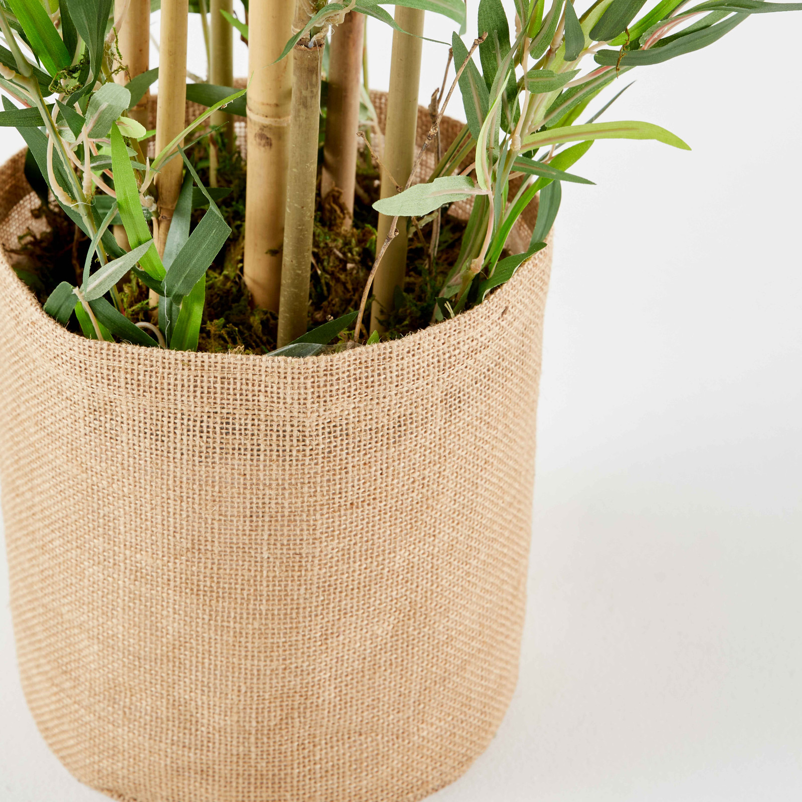 Bambou fargesia artificiel en pot hauteur 120 cm