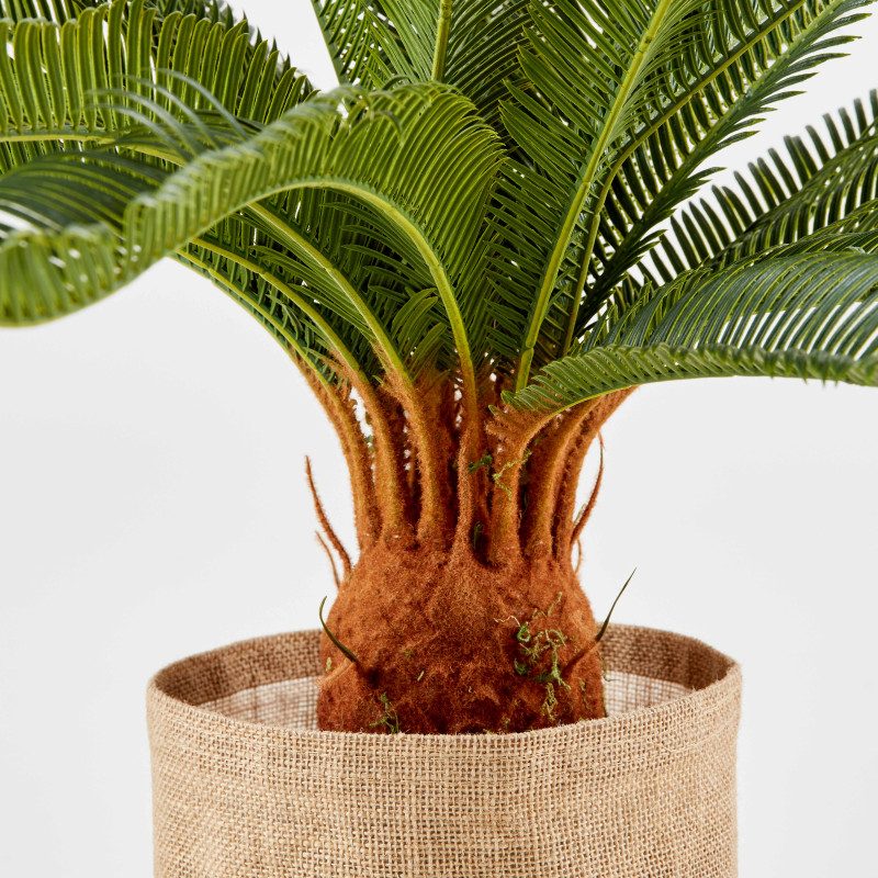 Cycas artificiel en pot hauteur 65 cm