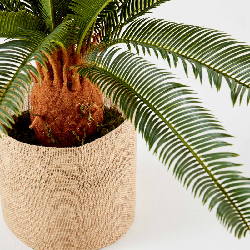 Cycas artificiel en pot hauteur 65 cm