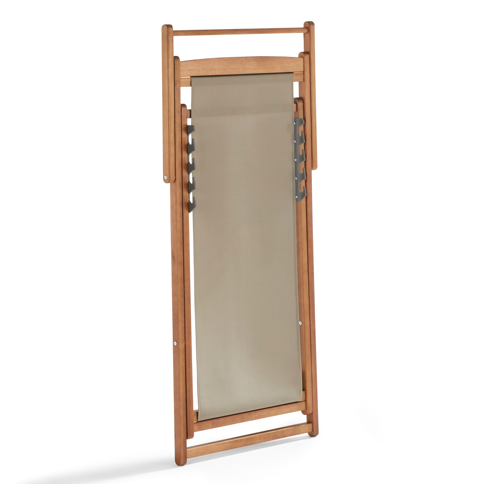 Lot de 2 chiliennes en eucalyptus inclinables