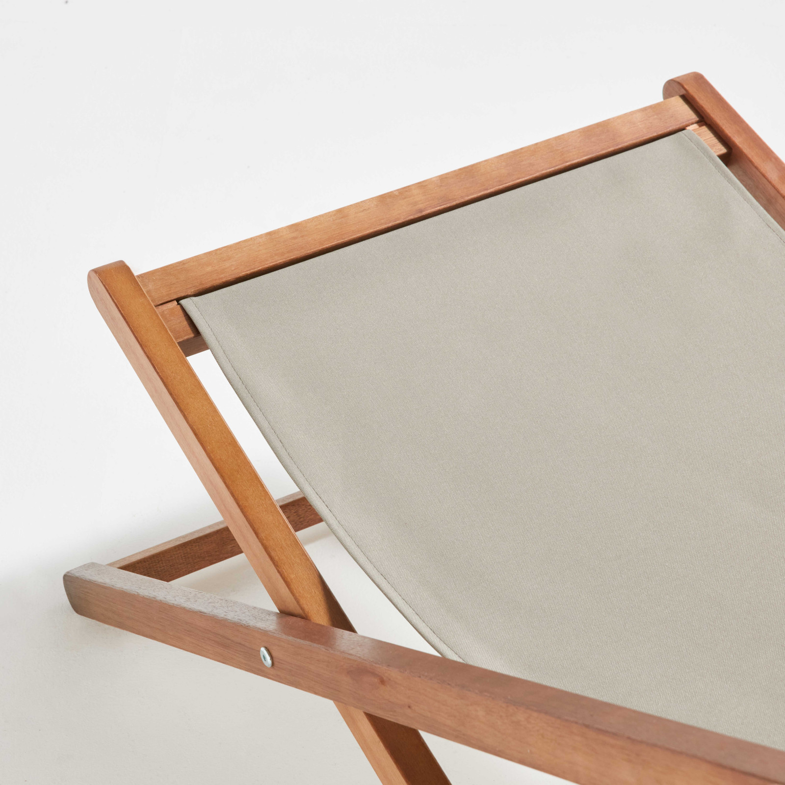 Lot de 2 chiliennes en eucalyptus inclinables