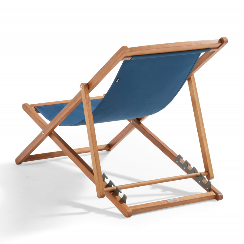 Lot de 2 chiliennes en eucalyptus inclinables (4/7)