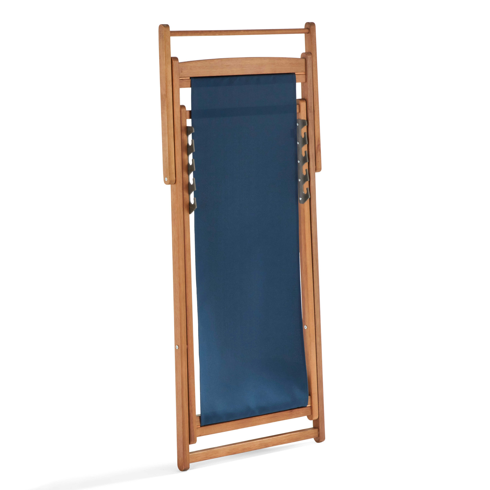 Lot de 2 chiliennes en eucalyptus inclinables