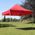 Tente pliante en aluminium 3x3m, 300g/m² - 40mm