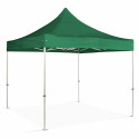 Tente pliante en aluminium 3x3m, 300g/m² - 40mm