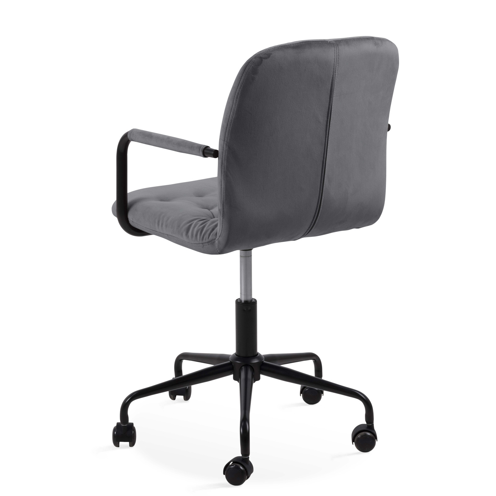 Fauteuil de bureau à roulettes en velours
