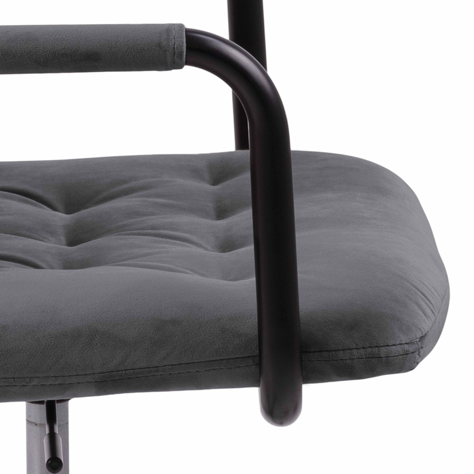 Fauteuil de bureau à roulettes en velours