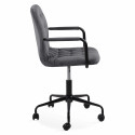 Fauteuil de bureau à roulettes en velours