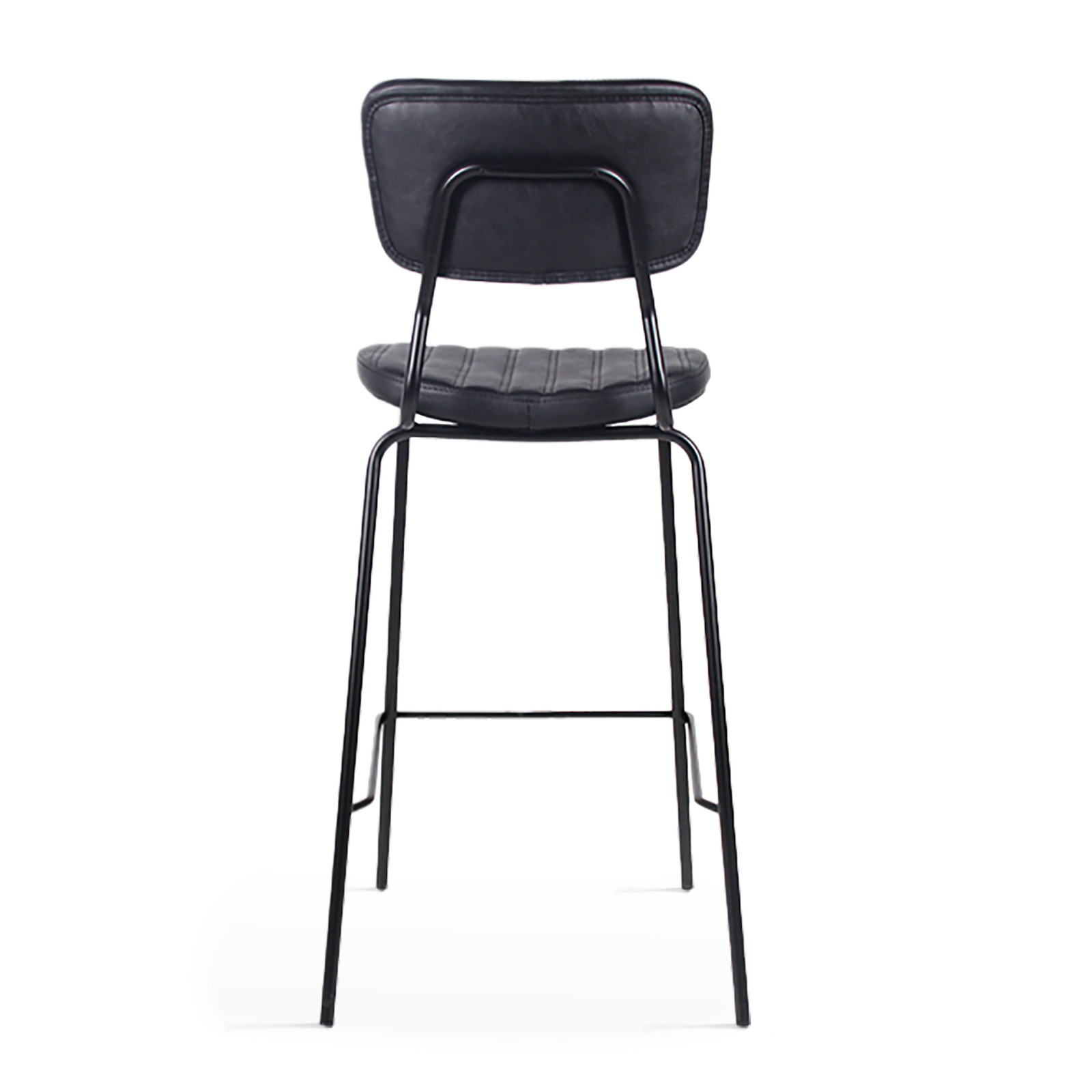 Lot de 2 chaises hautes en cuir synthétique