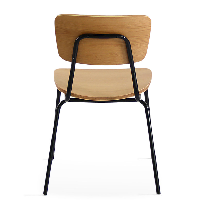 Lot de 2 chaises en bois vintage