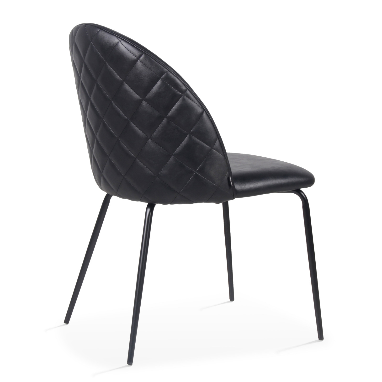 Lot de 2 chaises en cuir synthétique