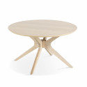 Table basse ronde en bois 80 cm