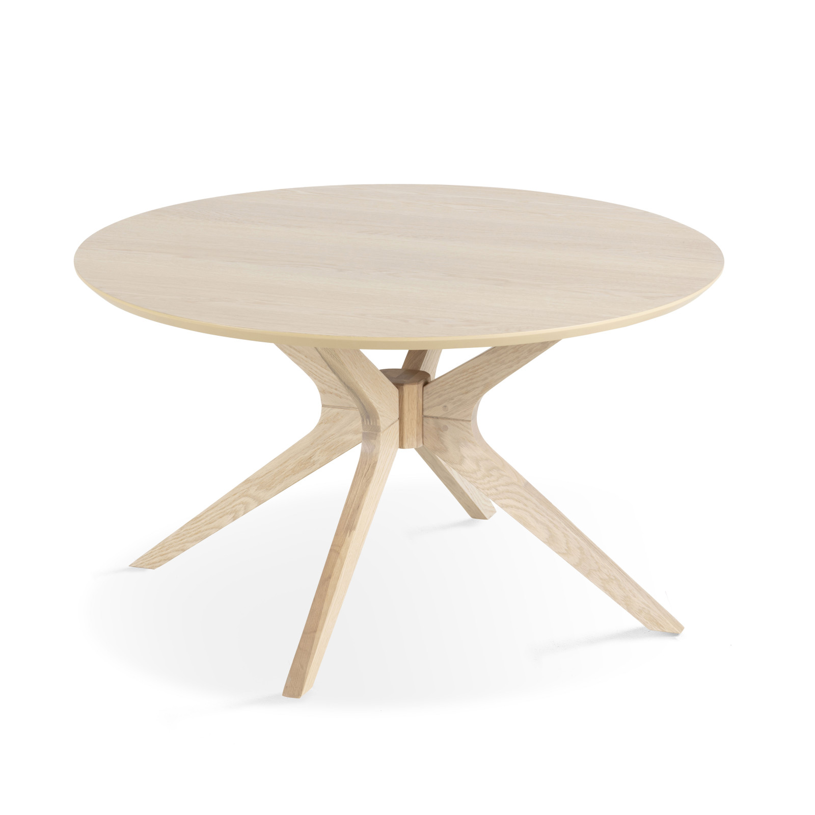 Table basse ronde en bois 80 cm