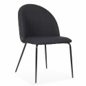 Lot de 4 chaises en tissu