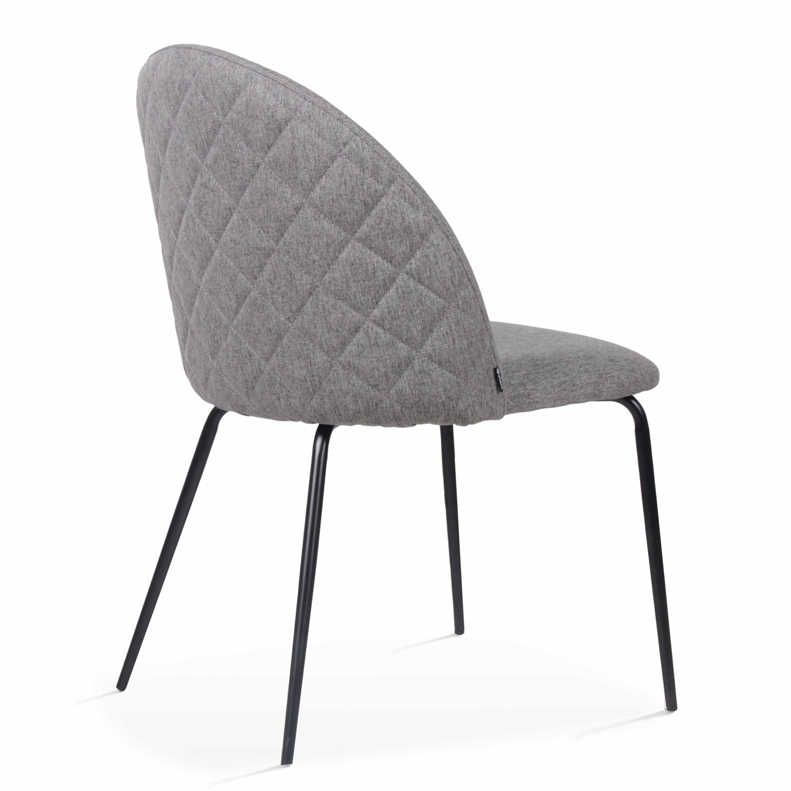 Lot de 4 chaises en tissu