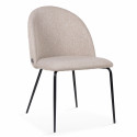 Lot de 4 chaises en tissu