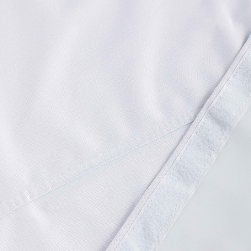 Tente pliante blanche en aluminium 4x4m 480g/m² 50mm