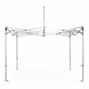 Tente pliante PRO+ 50MM en alu 4x4m blanc