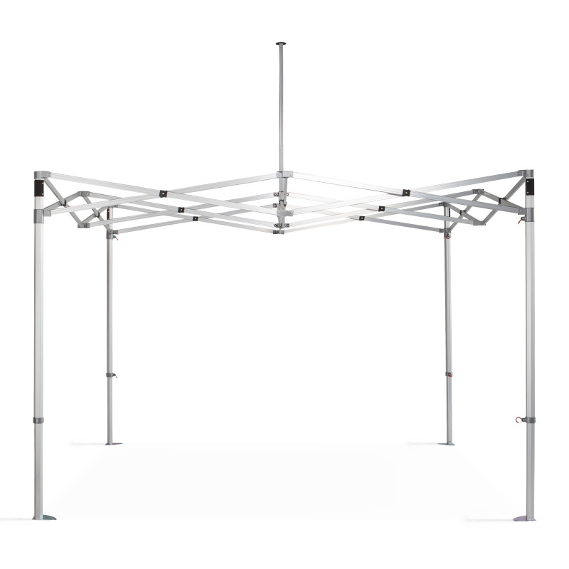 Tente pliante PRO+ 50MM en alu 4x4m blanc