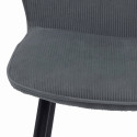 Lot de 2 chaises en velours côtelé
