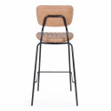 Lot de 2 chaises hautes en cuir synthétique
