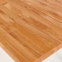 Table rectangulaire en chêne avec pieds en forme de U