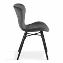 Lot de 2 chaises en velours
