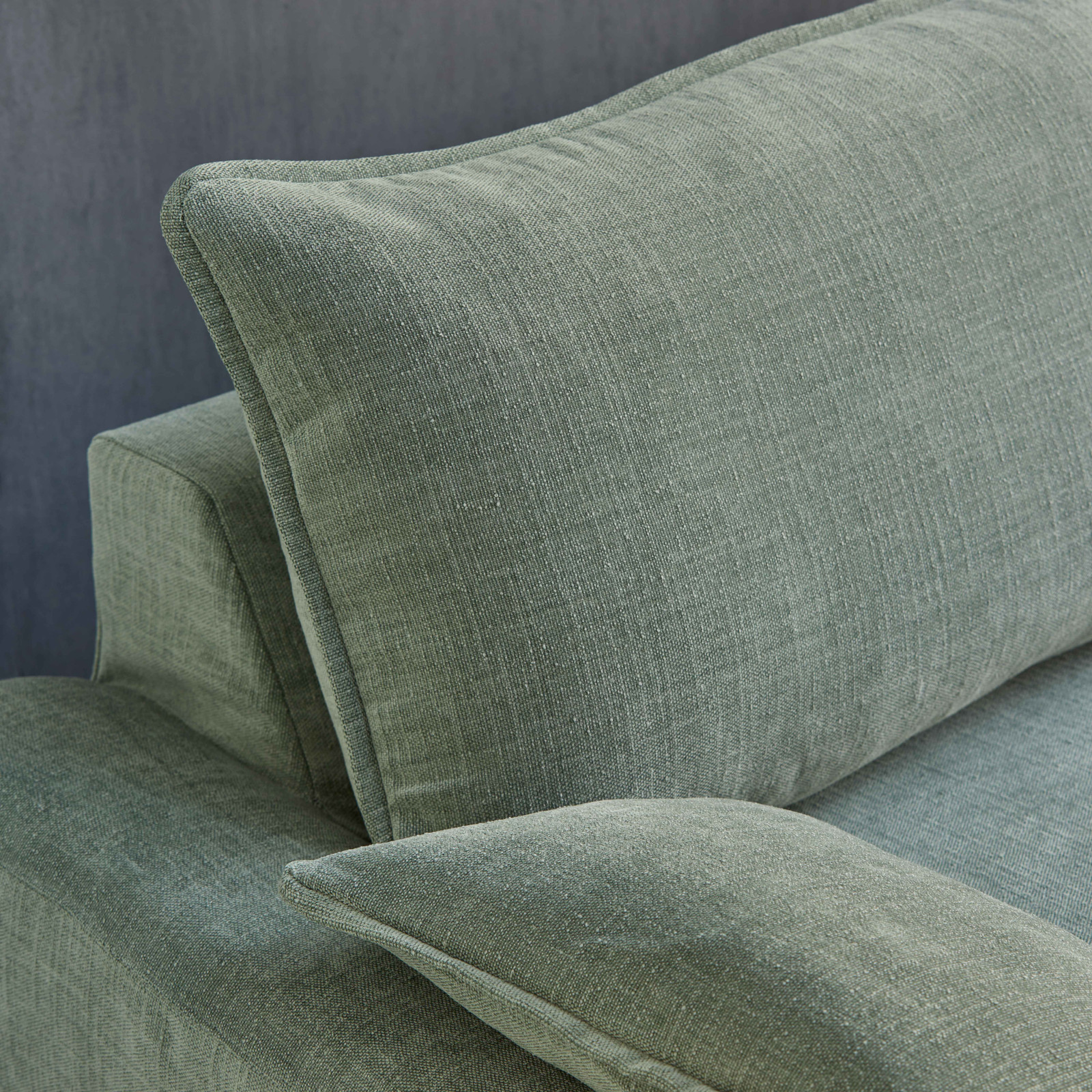 Canapé convertible en tissu texturé 3 places