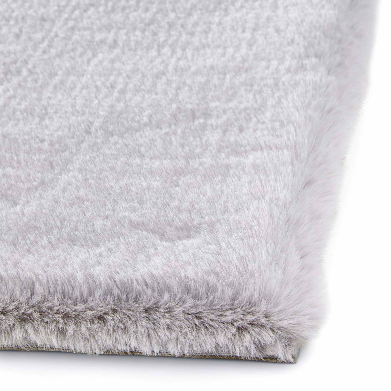 Tapis rectangulaire fausse fourrure